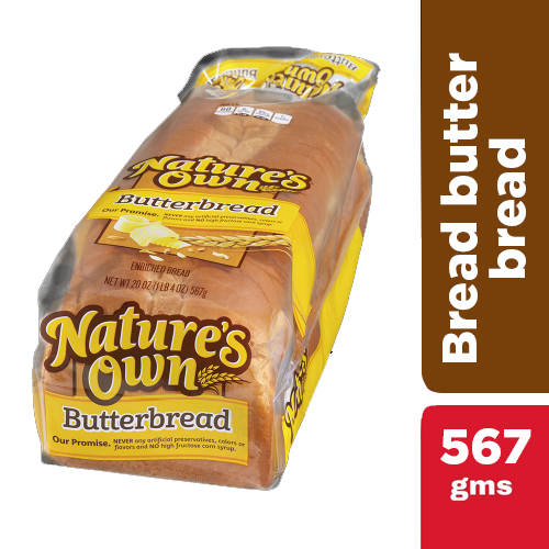 BREAD BUTTER BREAD NATURES OWN - 567 GMS / 20 OZ