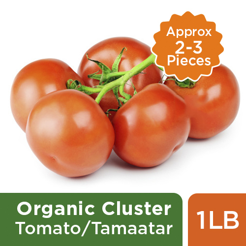 ORGANIC CLUSTER TOMATO / TAMAATAR (Approx 2-3 Pcs)- 1 LB