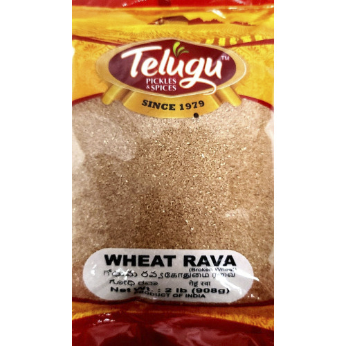 WHEAT RAVA / RAVVA TELUGU FOODS - 2 LB / 907 GMS