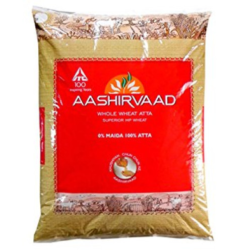 CHAKKI ATTA WHOLE WHEAT AASHIRVAAD - 10 KGS / 22 LBS