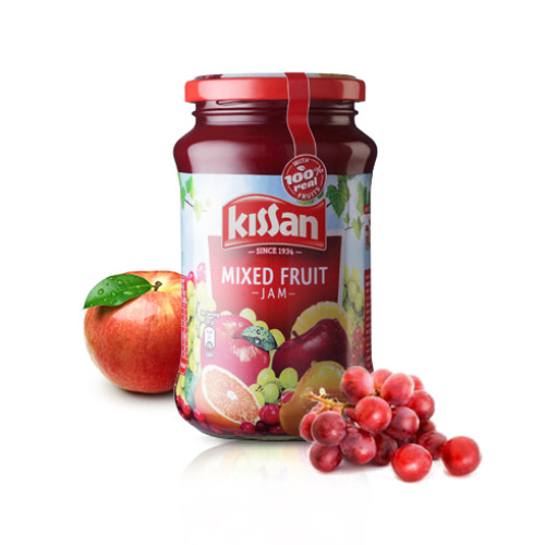 MIXED FRUIT JAM KISSAN - 500 GMS / 17.6 OZ