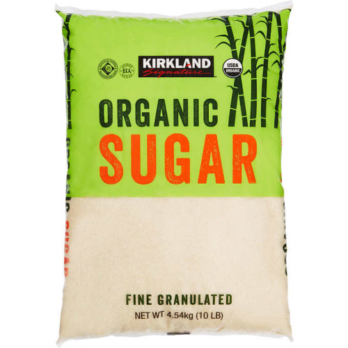  ORGANIC CANE SUGAR KIRKLAND - 10 LB