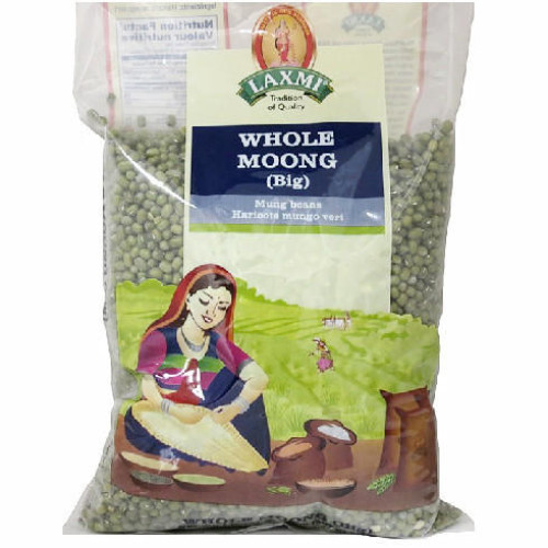 MOONG GREEN WHOLE LAXMI - 1.814 KGS / 4 LBS