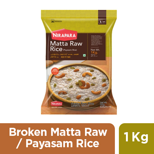 BROKEN MATTA RAW RICE / PAYASAM RICE - NIRAPARA- 1 KG