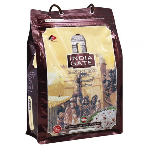 BASMATI RICE CLASSIC INDIA GATE - 4.5 KGS / 10 LBS