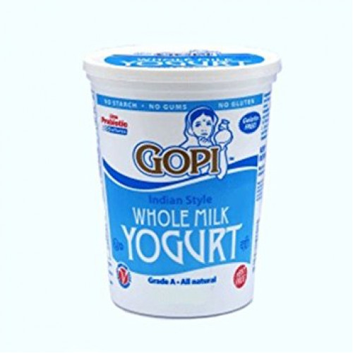 YOGURT / DAHI WHOLE MILK GOPI - 906 GMS / 2 LBS