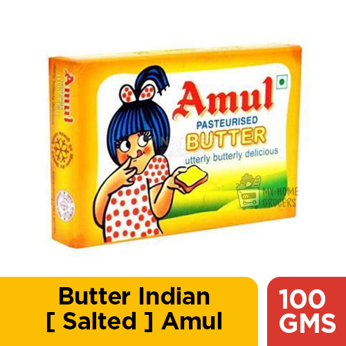 BUTTER INDIAN [ SALTED ] AMUL - 100 GMS