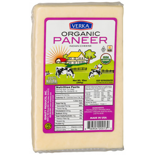 ORGANIC PANEER VERKA - 284 GMS / 10 OZ