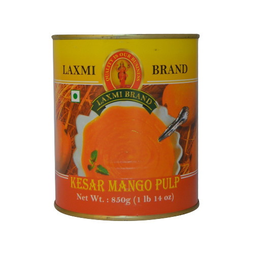 MANGO PULP KESAR TIN LAXMI - 850 GMS / 30 OZ