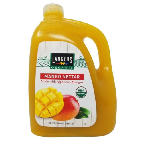 ORGANIC MANGO NECTAR LANGERS - 1 GAL / 128 OZ 