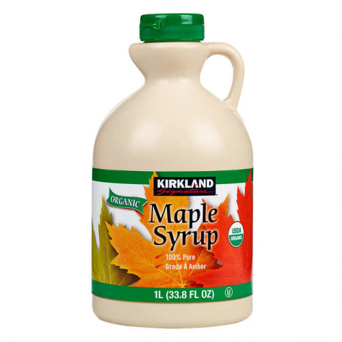 ORGANIC MAPLE SYRUP KIRKLAND - 1 LTR / 33.8 OZ