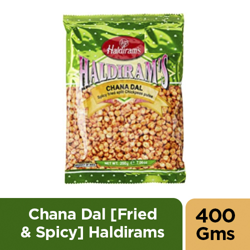 CHANA DAL [ FRIED & SPICY ] HALDIRAMS - 400 GMS CHANA DAL [ FRIED & SPICY ] HALDIRAMS - 400 GMS CHANA DAL [ FRIED & SPICY ] HALDIRAMS - 400 GMS