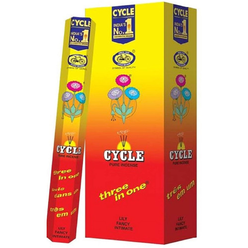 6 PACK INCENSE / AGAR BATTI - 3 In 1 - CYCLE