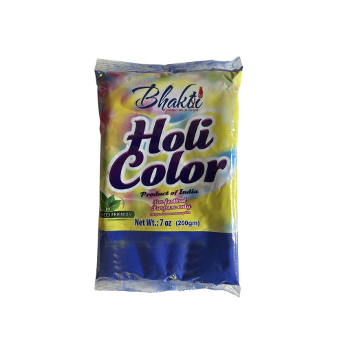 ECO FRIENDLY HOLI COLOR - BLUE - BHAKTI - 200 GMS / 7 OZ